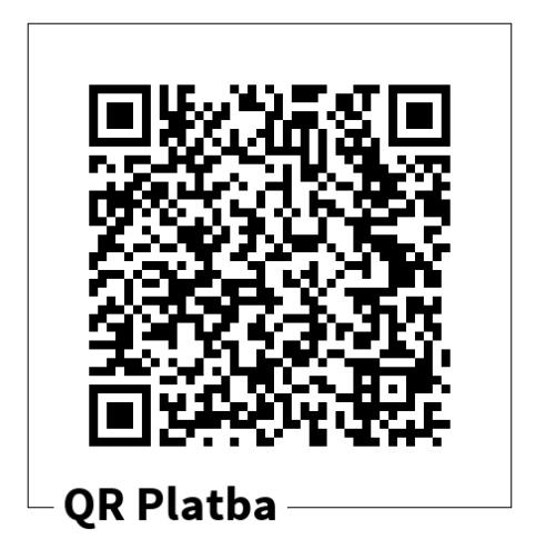 QR platba 500 Kč