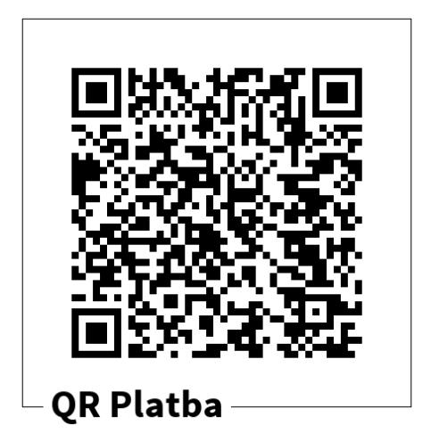 QR platba 1000 Kč